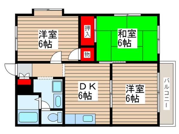 スクウェアーコートの物件間取画像